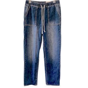 Juniors’ SO High Rise Jean Drawstring Joggers Size 7